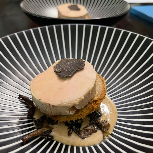 Foie gras mi-cuit à la véritable truffe noire du Périgord
