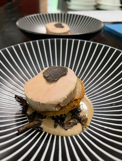 Foie gras mi-cuit à la véritable truffe noire du Périgord
