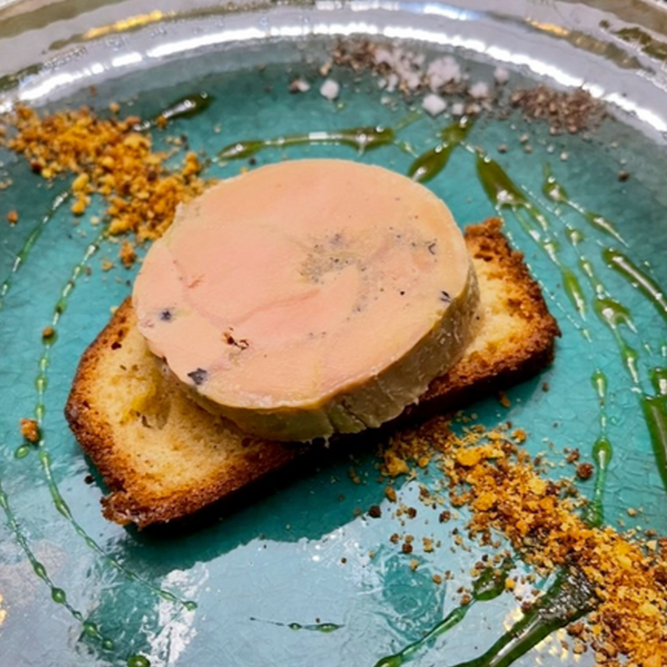 Foie gras mi-cuit à la vanille de Saint-Philippe